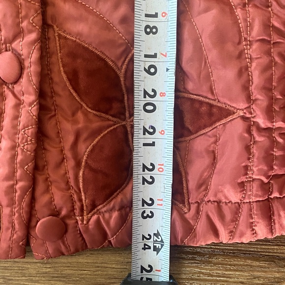 NWT Free people Quinn quilted jacket. Size XL mauve maroon - Picture 11 of 12